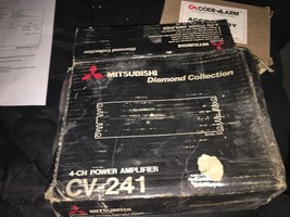 Mitsubishi 4 ch car power amplifier #CV-241-Super Rare Vintage - £264.78 GBP
