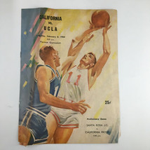 February 8 1964 NCAA Basketball California vs UCLA Preliminary Game Program - £37.84 GBP