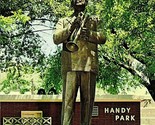 Memphis Tennessee TN W C Handy Statue Beale Street Park UNP Chrome Postc... - $2.92