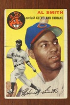 Vintage 1954 Baseball Card TOPPS #248 AL SMITH Outfield Cleveland Indians - £9.18 GBP