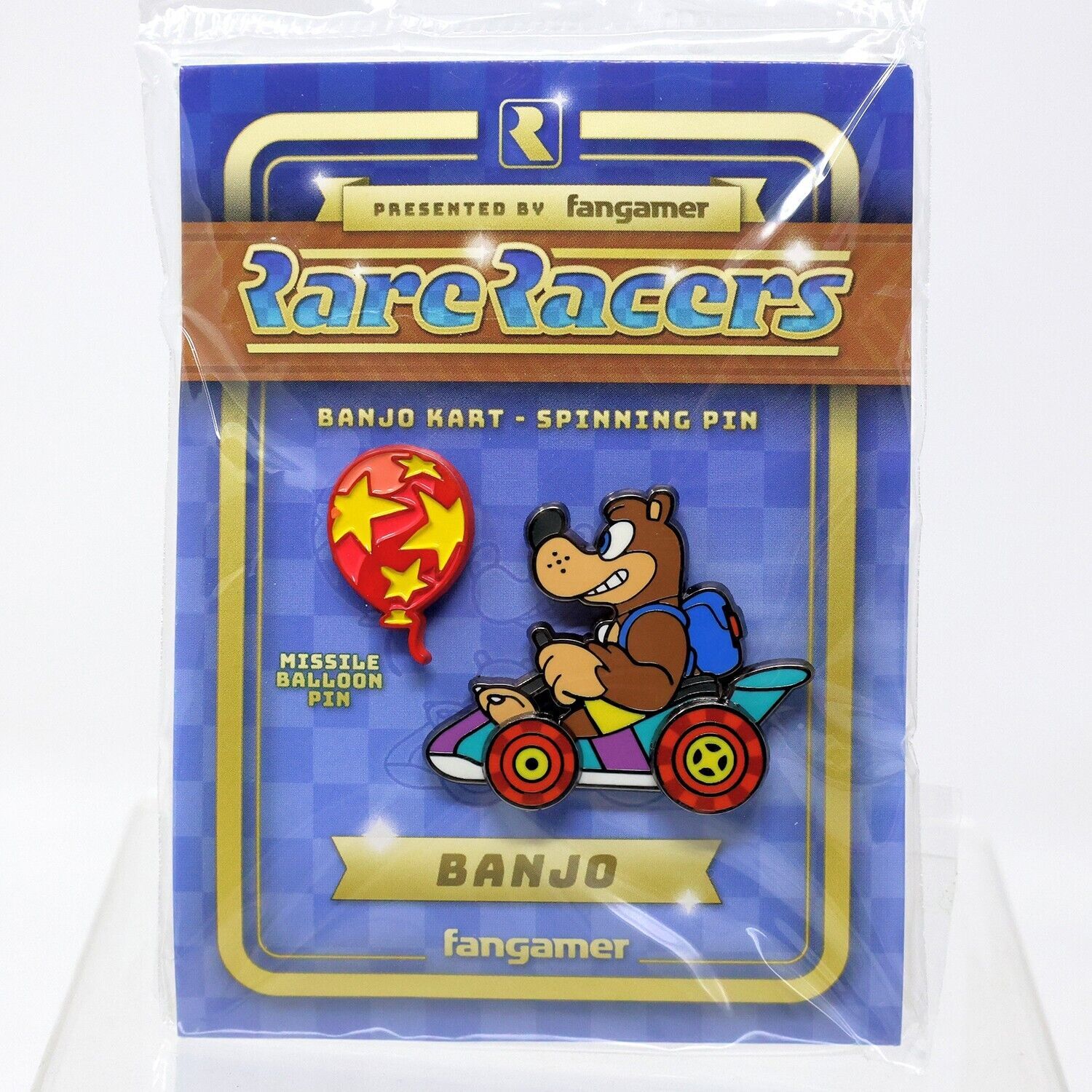 Rare Racers Pins Banjo Kazooie Rare Racers Kart + Golden Balloon Pin Figure Diddy Kong ...