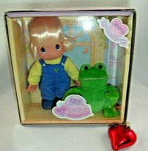 Precious Moments My Precious Pal Jeremy Jumpin for Fun &amp; Friendship Boy and Frog - £15.00 GBP