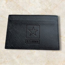 US Army Logo Wallet (Black) On Black Perfect For Credit Cards Military ID cards - £12.57 GBP