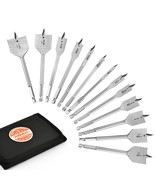 Kendo 13-Piece Spade Drill Bit Sets, Alloy Steel Paddle Flat Bit With, 1/2&quot; - $54.78 CAD