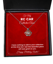 Necklace Birthday Present For RC Car Collector Aunt - Jewelry Crown Pendant  - £39.50 GBP