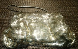VINTAGE SILVER METAL MESH LINKED PURSE - $14.00