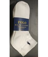 Polo Ralph Lauren Classic Sport 6 Pair Quarter Cut Socks Size Men 6-12.5... - $495.56 MXN