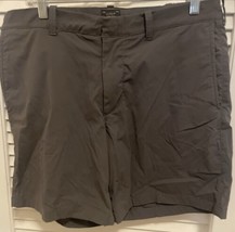 J Crew Men Gray Shorts 34 Bermuda Golf Polyester - $15.84