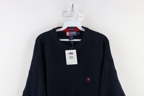 Deadstock Vintage 90s Chaps Ralph Lauren Mens Large Herringbone Knit Sweater Item image 2