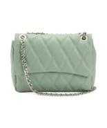 VIOLA CASTELLANI Made In Italy Leather Quilted Crossbody - £86.84 GBP