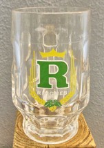 Ringnes Beer Stein Clear Glass with Dimples 5.25&quot; Norway Rastal 1975 - $14.85