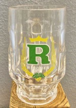 Ringnes Beer Stein Clear Glass with Dimples 5.25&quot; Norway Rastal 1975 - £11.76 GBP