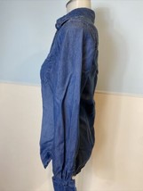 Mossimo Supply co. Denim Long Sleeve Blouse Size XS - £8.96 GBP