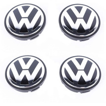 VW Car Wheel Centre Hub Caps 65mm 4 PCS For Golf Passat Polo - $17.99