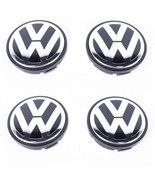 VW Car Wheel Centre Hub Caps 65mm 4 PCS For Golf Passat Polo - $24.80 CAD