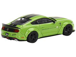 Ford Mustang LB-WORKS Grabber Lime Green w Black Stripes Imagine All The People - £17.87 GBP
