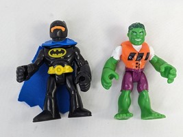 Imaginext Batman Hulk Figure Lot of 2 Blind Bag Fisher Price - £9.92 GBP