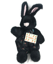 Nibbles North American Bear Co. Hare Black Bunny Rabbit Plush NABCO Carr... - $28.01