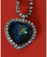 Jewelry-Sku#x122/Titanic Necklace Blue Heart of the Ocean - $18.00