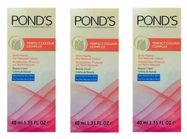 3 X Pondss Perfect Colour Complex Beauty Cream BRAND NEW SEALED PACKS 40... - $16.82