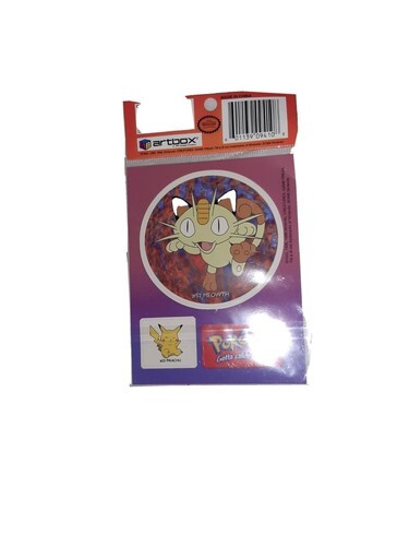 Pokemon Super-Size 1999 Artbox Stickers RATICSTE- Pikachu-MEOWTH- SEALED- NIP Item image 2