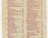 Schidegg Hotels Menu Hotel Jungfrau Wengerhalp Switzerland 1961 - £9.30 GBP