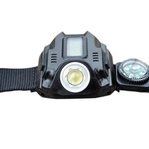 LED Tactical Display Rechargeable Wrist Watch Flashlight Torch - £24.43 GBP
