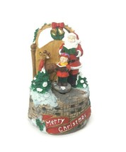 San Francisco Music Box Co Santa Carol Spin We Wish You a Merry Christmas - £31.32 GBP