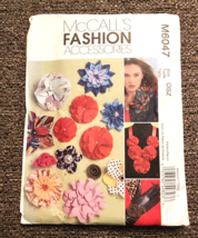 McCall&#39;s Fashion Accessories Pattern #M6047 - $12.86