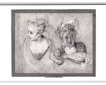 Studies of Little Girl by Antoine Watteau Pierpont Morgan Library Postca... - £3.84 GBP