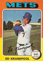 1975 Topps Mini Ed Kranepool 324 Mets EXMT - £0.79 GBP