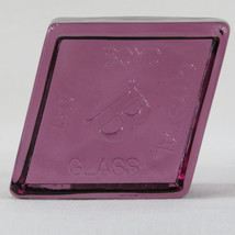 Boyd Crystal Art Glass Diamond B Logo Paperweight #10 Impatient, Light Purple Vi - £31.79 GBP