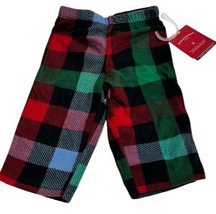 Toddler Wondershop 12 Months Multi Check Fleece Pajama Pants - $11.87