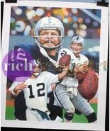 Ken Stabler Oakland Raiders Kenny NFL Football Art Original Oil Painting 1 - $5,255.70 CAD