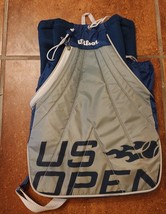 Wilson US Open Tennis Backpack Sling Bag - Grey White Blue - £19.10 GBP