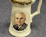 Vintage 70’s Harry S. Truman 1884-1972 Commemorative Porcelain Miniature... - $13.86