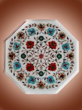 12&quot;x12&quot;  Marble &amp; Semi Precious Inlay Centre Table Top Shape: Octagonal - £325.46 GBP