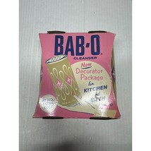 BAB-O Cleaner Cleanser Decorator Package for Kitchen and Bath NOS Gold Can  - $43.95