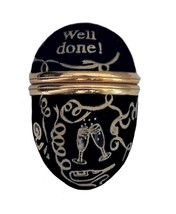 Halcyon Days &quot;Well Done&quot; Mini Egg English Enamels - £38.44 GBP