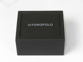 Mens Cufflinks by Vitorofolo Use for French Cuff Shirt V29-3 Silver Plated image 5