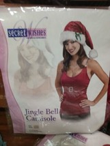 Jingle Bell Camisole Christmas/ Halloween Costume Sexy Santa (Sz Small) - £11.86 GBP