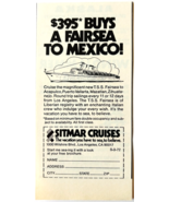 1972 Sitmar Cruise Line Advertisement TSS Fairsea Mexico Ship Vintage F6K - $368.75 MXN