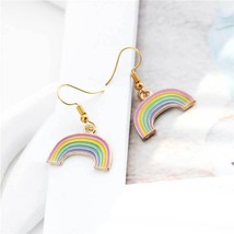 Pine Rainbow coconut tree Butterfly Potted Love Potted Cactus Earrings Alloy Pen - £6.40 GBP