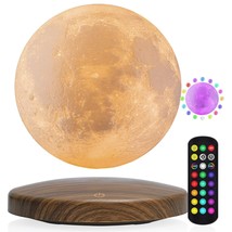 Levitating Moon Lamp, 18 Colors 6 In Floating Moon Lamp, 3D Led Printing Rotatin - £108.70 GBP