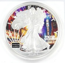 1 Oz Silver Coin 2023 American Eagle $1 New Years Eve Times Square in Capsule - $137.20