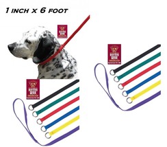 12 Dog Quick Fit Control No Slip Nylon Kennel 1x6ft Lead Leash Grooming Training - £23.90 GBP