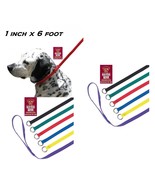 12 DOG Quick Fit CONTROL NO SLIP NYLON KENNEL 1x6ft LEAD LEASH Grooming ... - $29.99
