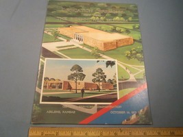 Booklet 1971 Dedication Ceremony New Wing Eisenhower Museum Abilene Ks [Z103b] - £13.49 GBP
