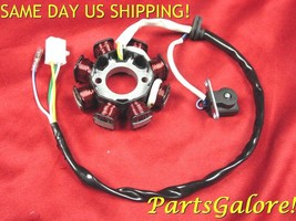 Stator / Magneto, 8 Coil 4 Wire DC, 50cc QMB139 GY6 Scooter ATV FS - $19.95