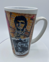 Elvis Presley Coffee - Tea Mug Tall Cappuccino Style King of Rock and Roll - $7.59